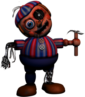 Tumblr Inline Nfihoacnpb1sheyyw - Fnaf Ultimate Custom Night Xor (379x442), Png Download