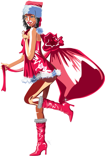 Sexy Santa Claus - Santa Claus (400x565), Png Download