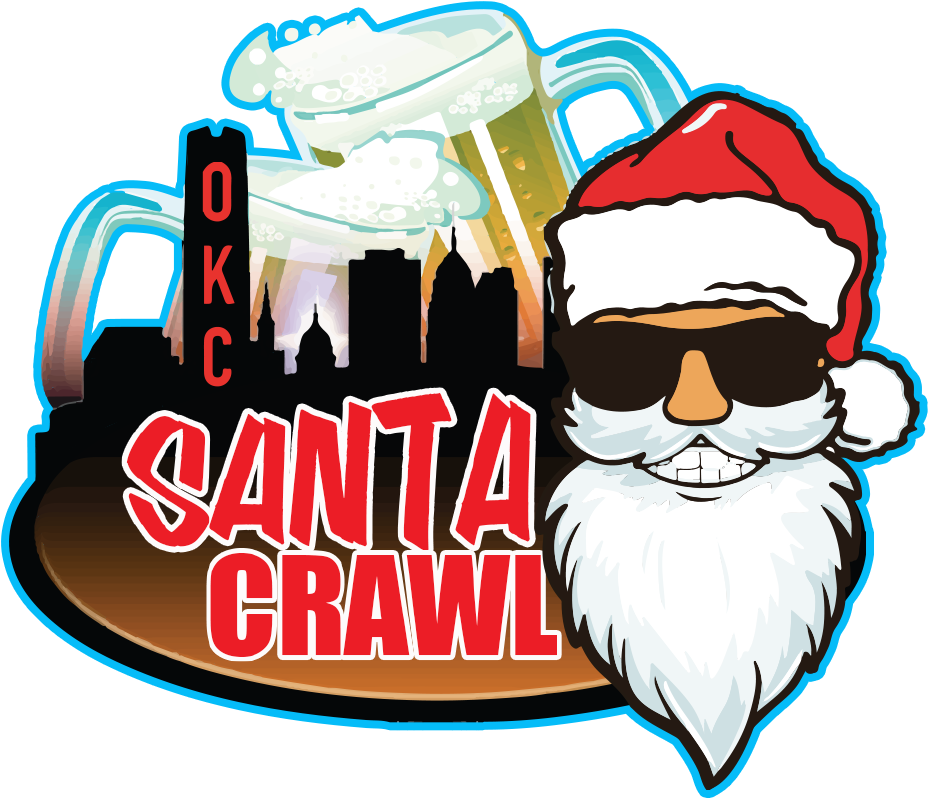 Okc Santa Crawl (1024x1024), Png Download