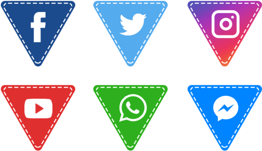 Icons, Facebook, Facebook Icon, Twitter Png And Psd - All Social Media Logo Png (640x640), Png Download