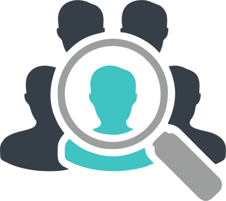 Search - Recruitment Icon (450x401), Png Download
