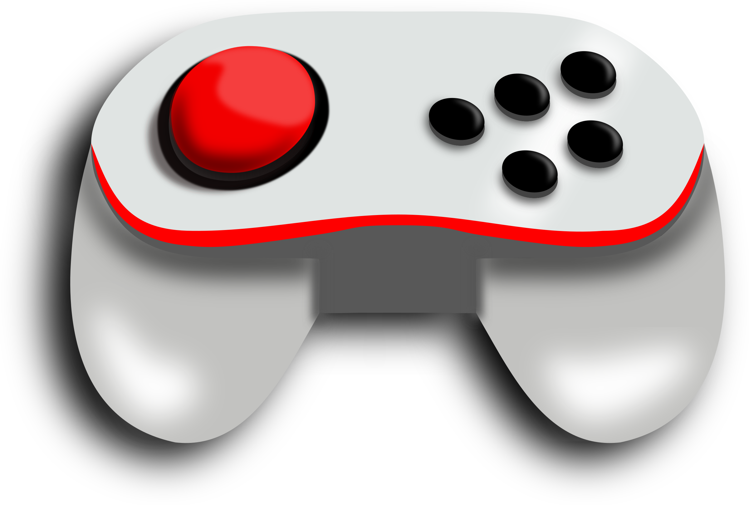 Joystick - Clipart Joystick (2400x1618), Png Download