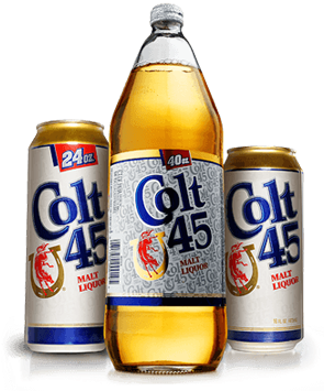 Colt 45 Malt Liquor - Colt 45 Malt Liquor Logo (600x500), Png Download