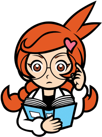 Penny Thinking - Penny Wario (366x480), Png Download