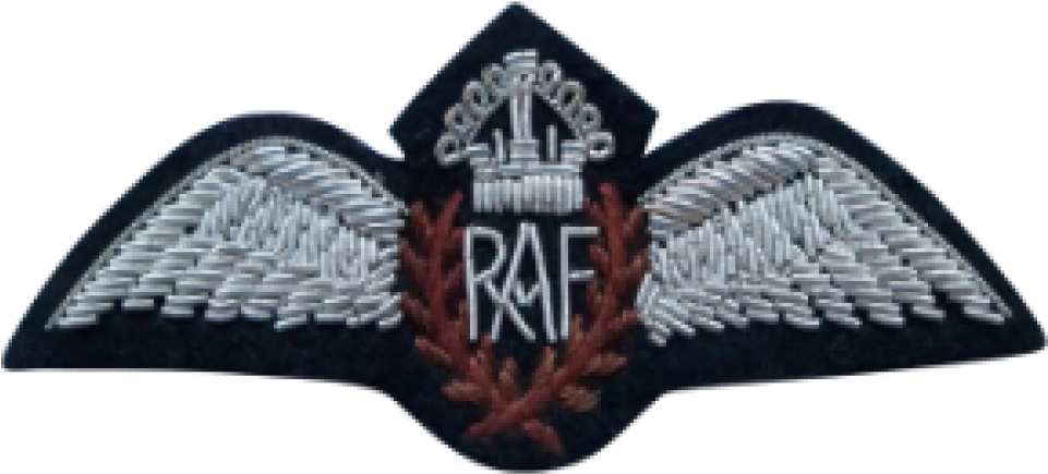 Raf Pilot Wings - Royal Canadian Air Force Ww2 (1000x1000), Png Download