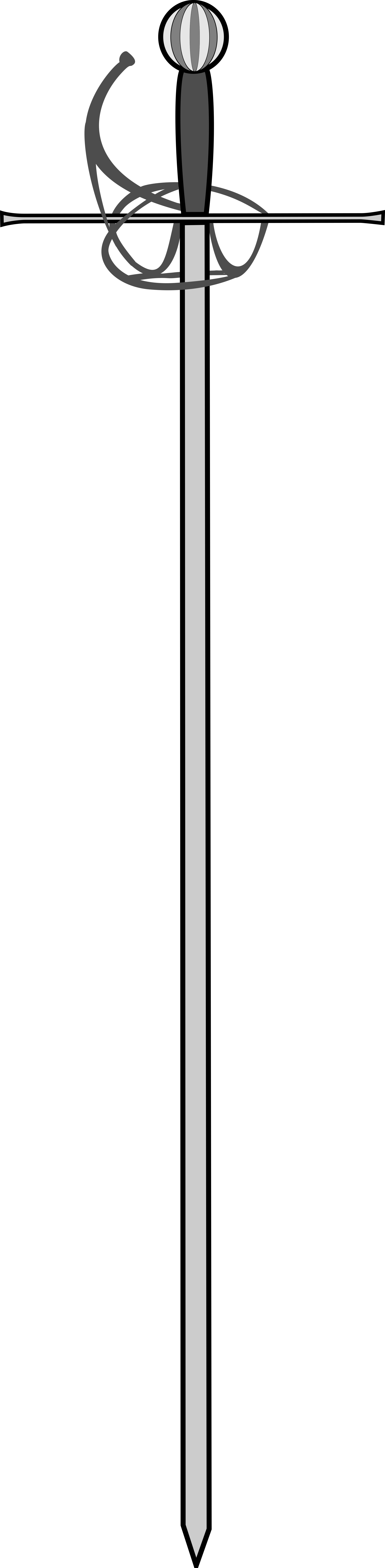 Rapier Png (2400x9773), Png Download
