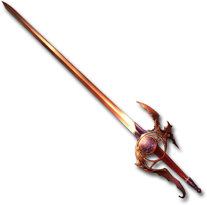 Flame Rapier - Granblue Fantasy Weapon Png (640x554), Png Download