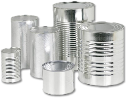 Steel Packaging - Steel And Tin Cans (420x326), Png Download