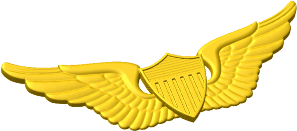 Pilot Badge - United States Astronaut Badge (599x273), Png Download