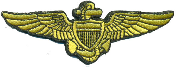 Naval Aviator Wings- With Velcro Military, Law Enforcement - Military (599x238), Png Download