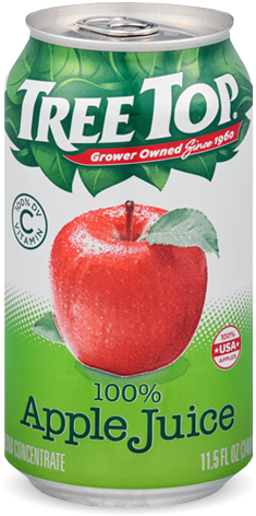 Apple Juice Can - Tree Top Apple Sauce - 12 Pack, 3.2 Oz Pouches (525x525), Png Download