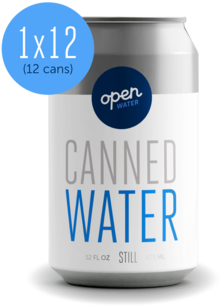 Open Water - Cans - Caffeinated Drink (550x550), Png Download