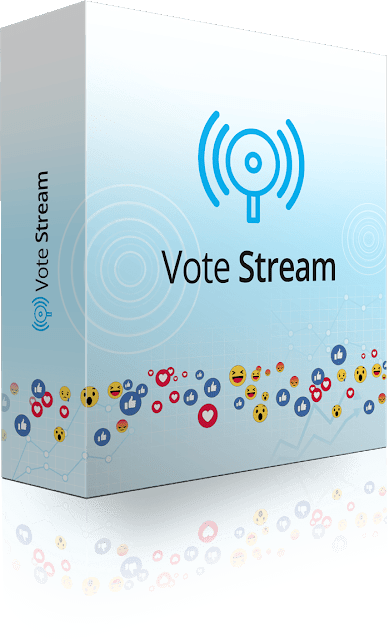 Vote Stream [fb Live Video Voting App] - Facebook Live (389x640), Png Download