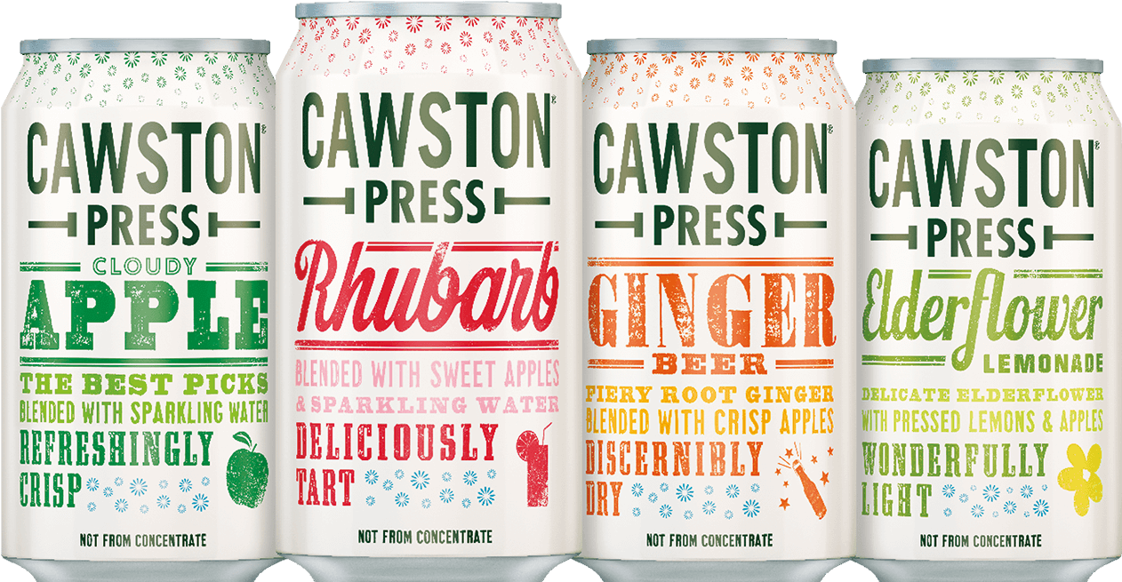 Cawston Press Sparkling Ginger Beer 11.16 Oz Cans - (1322x698), Png Download