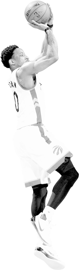 I Tend To Think I Have A Better Jumpshot Than Derozan, - Player (1000x1000), Png Download