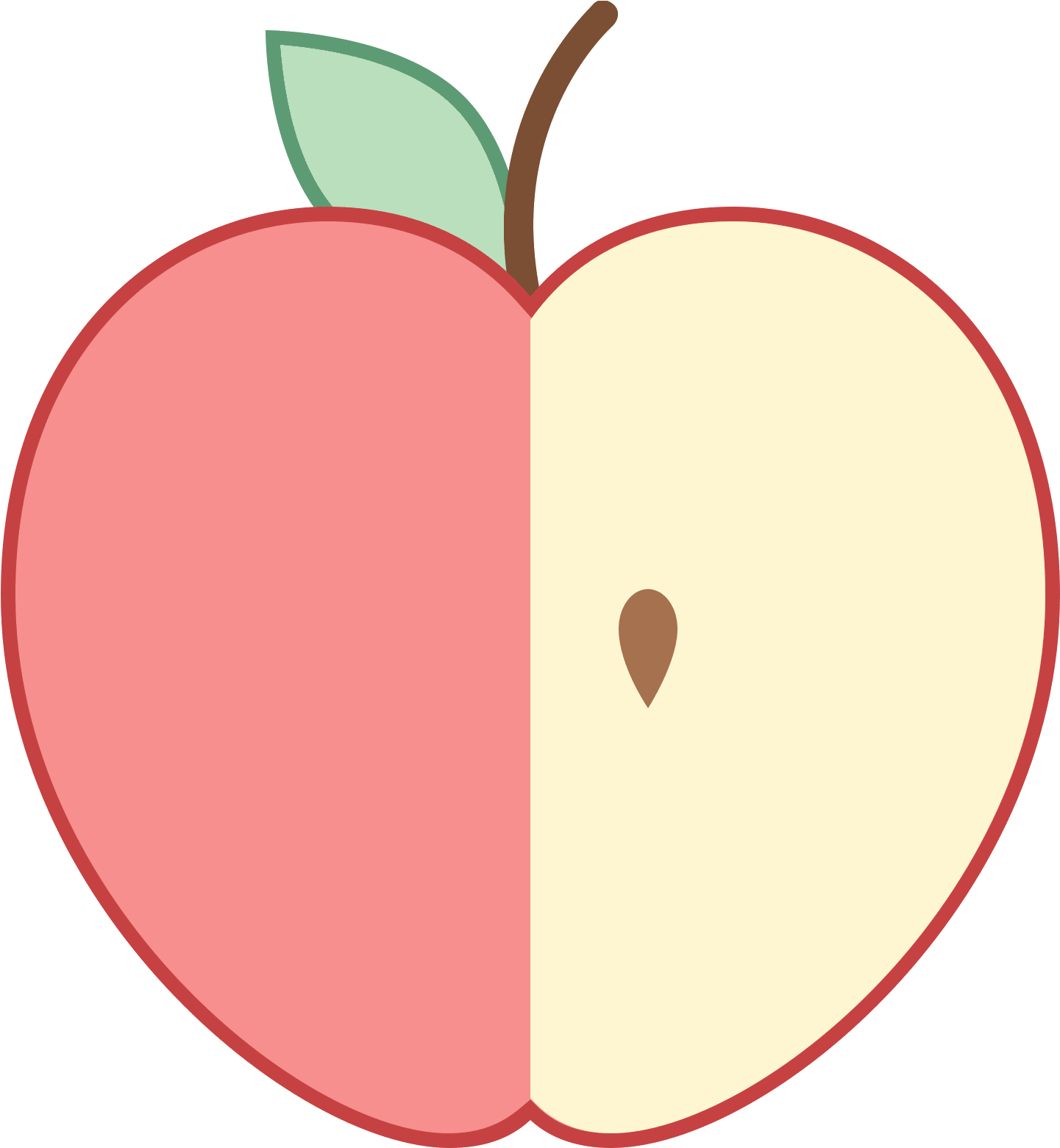 The Icon Is A Picture Of An Apple - Icon (1600x1600), Png Download