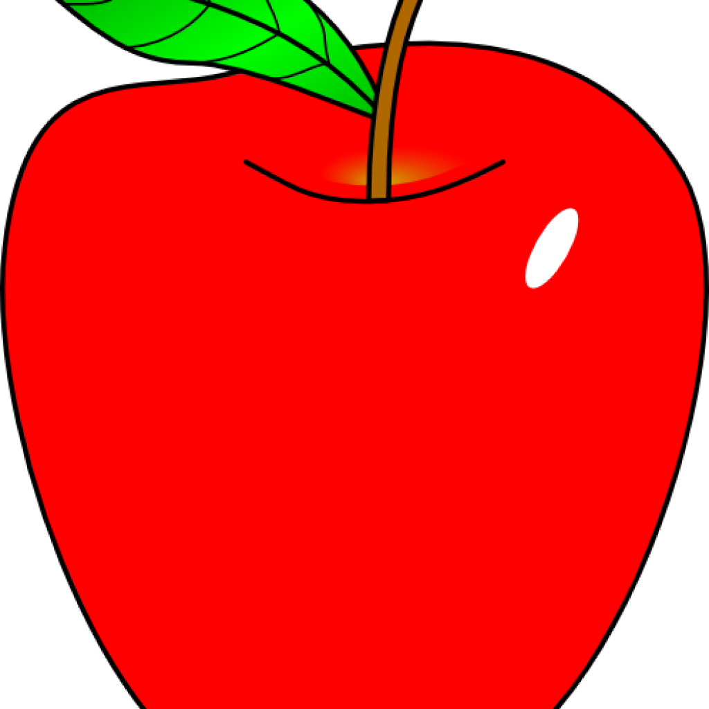 Cliparts Apple Red Apple Clip Art At Clker Vector Clip - Clip Art (1024x1024), Png Download