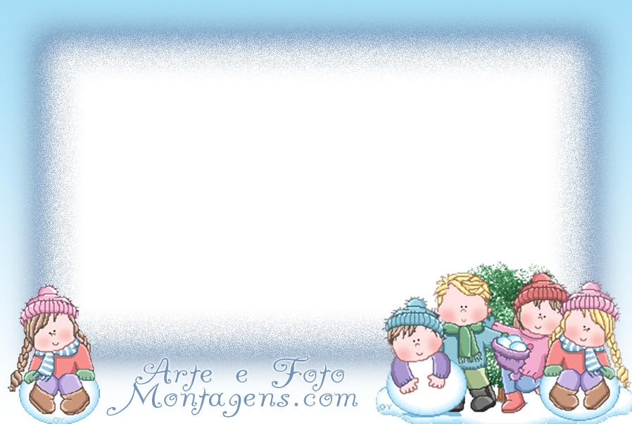 Cute Colors Winter Neve Inverno - Cartoon (898x602), Png Download