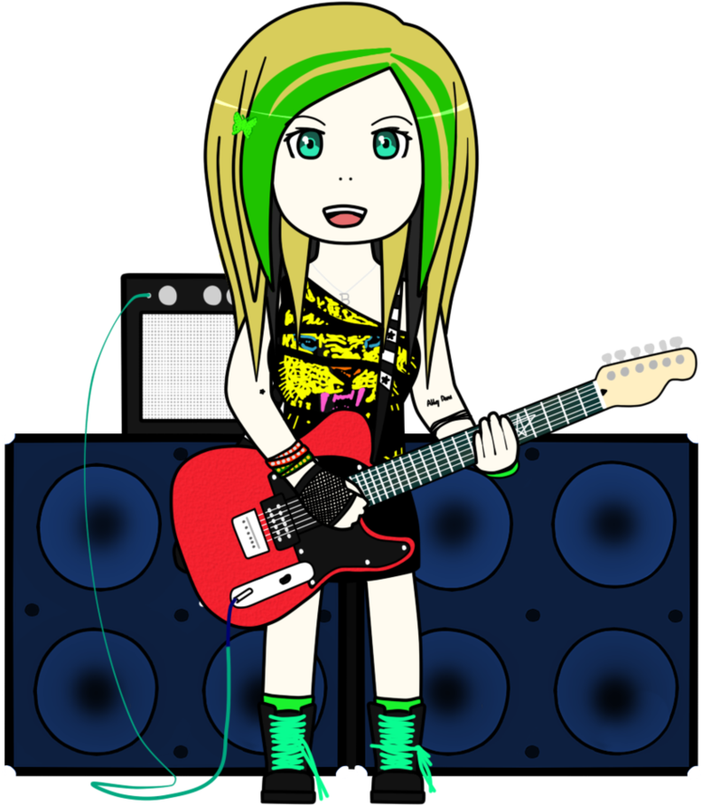 305 Images About Avril Lavigne<3 On We Heart It - Avril Lavigne Anime Smile (807x991), Png Download
