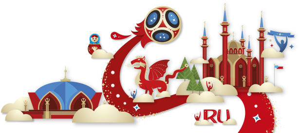 Fifa World Cup In Kazan - 2018 Fifa World Cup (636x272), Png Download
