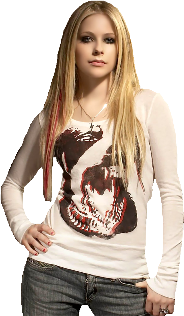 Avril Lavigne Graphic - Avril Lavigne (813x1021), Png Download