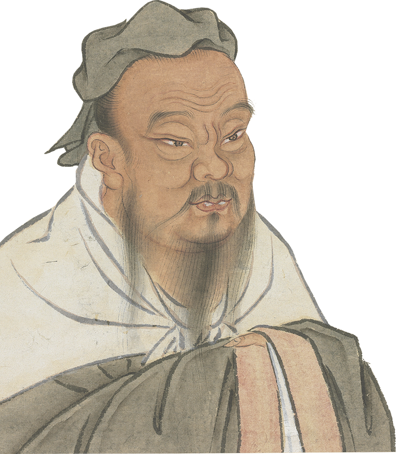 Teacher Exemplar For A Myriad Generations - Confucius (776x887), Png Download