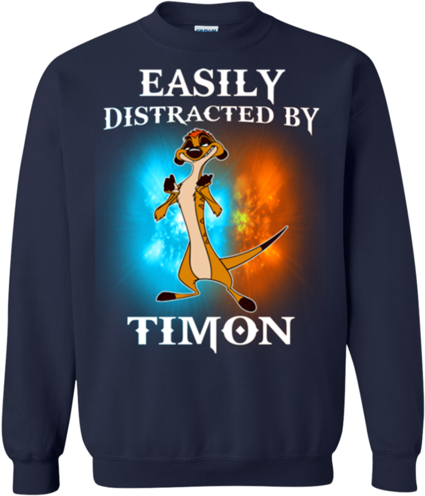 Timon T Shirt Easily Distracted By Timon T Shirt Hoodie - Easily Distracted By Dragons Mugs (1024x1024), Png Download
