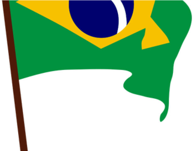Brazil Clipart Nigerian - Brazil Flag Clip Art (640x480), Png Download