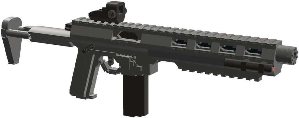 Pause - Assault Rifle (1100x513), Png Download