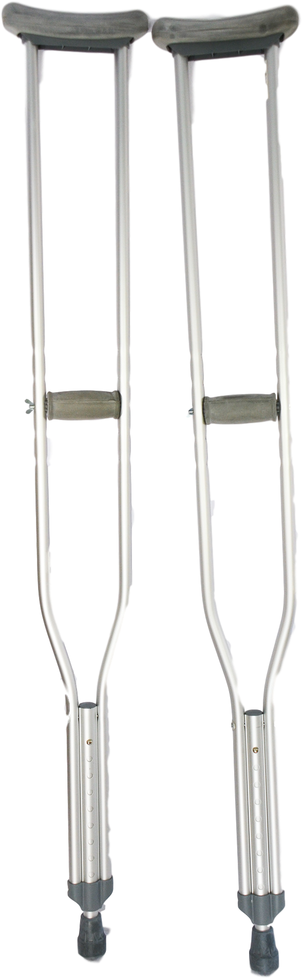 Aluminum Adjustable Crutches - Crutch (1356x2048), Png Download