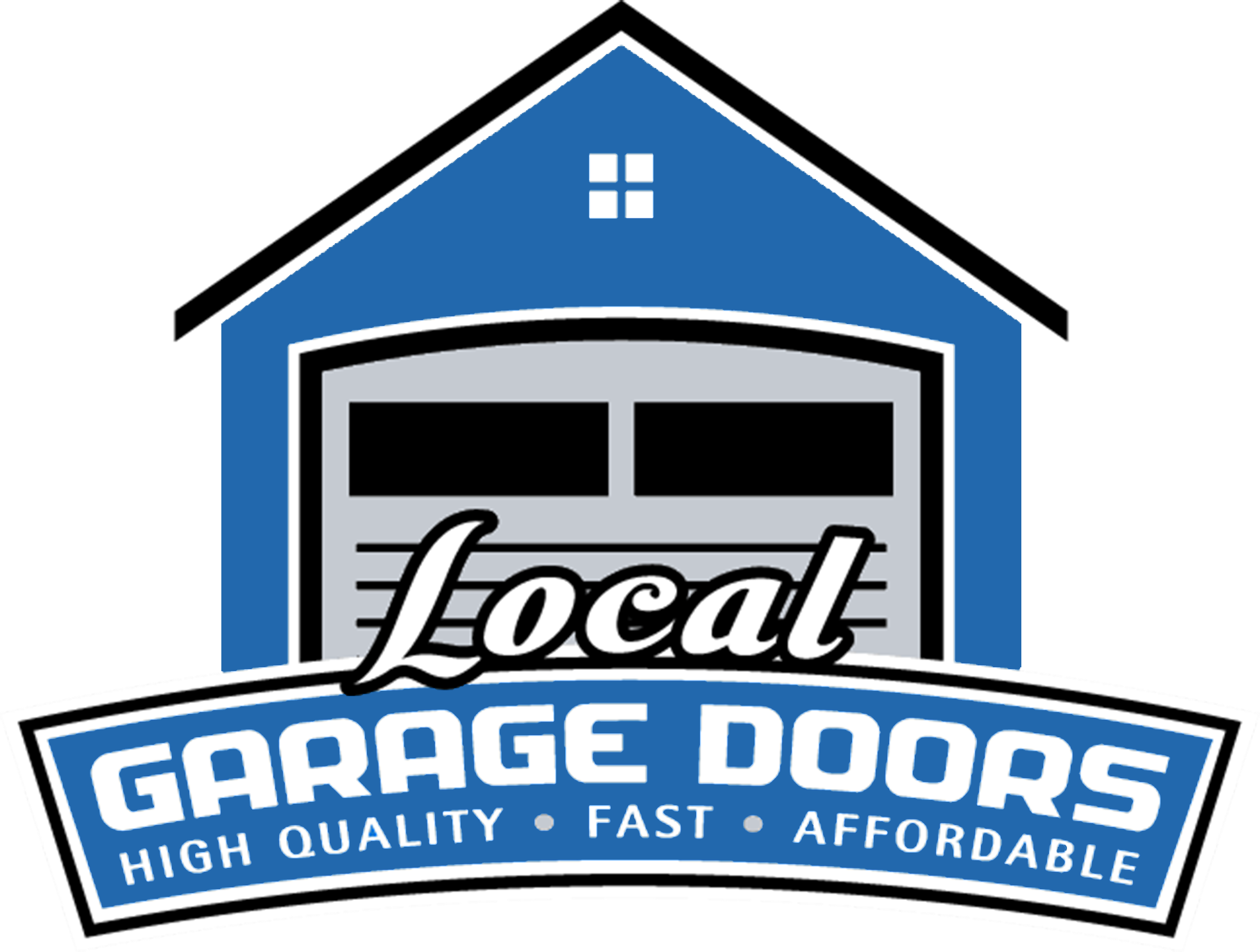 The Fast Garage Door Services Co - Garage Door (1964x1484), Png Download