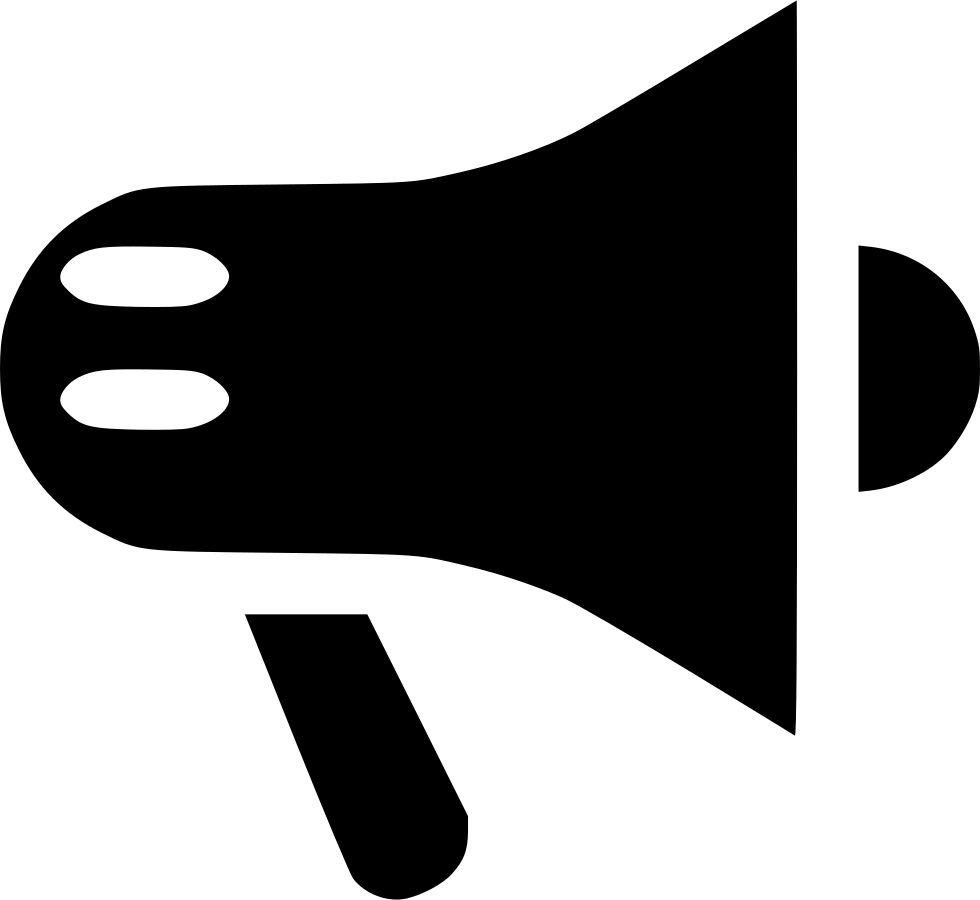 Bullhorn - - Clip Art (980x900), Png Download