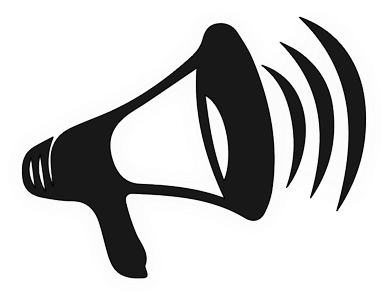 Bull Horn Icon - Megaphone Clip Art (500x364), Png Download