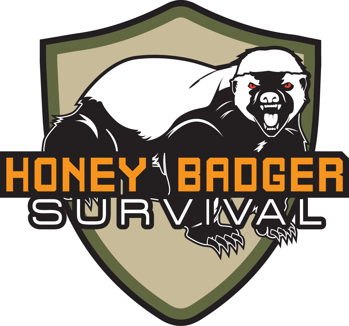 Honey Badger Survival (1472x1377), Png Download