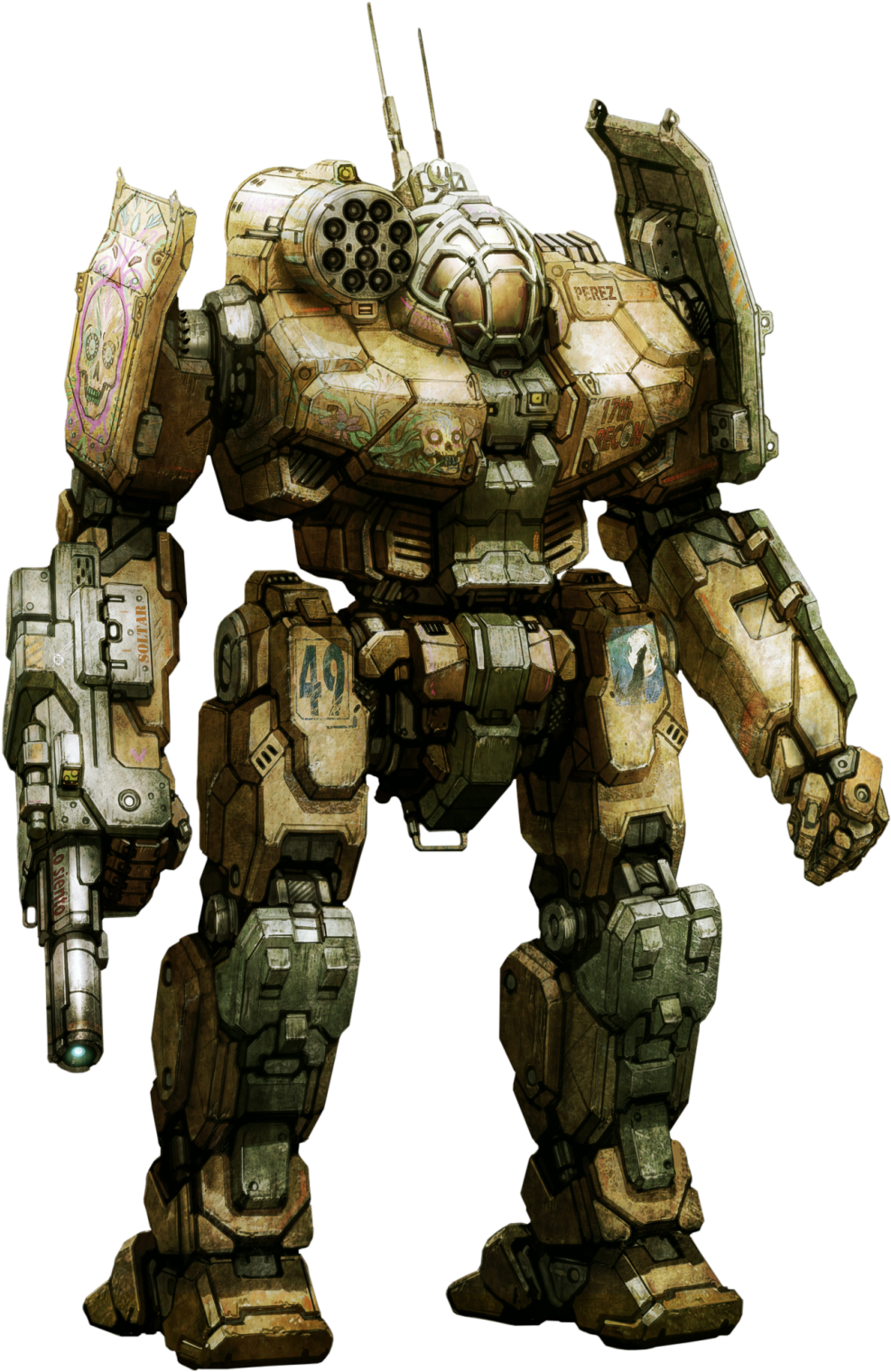 Pin By David On Mech In 2018 - Battletech Griffin (1076x1599), Png Download