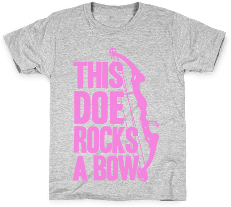 This Doe Rocks A Bow Kids T-shirt - Just Because I'm Awake Doesn't Mean That I'm Ready (484x484), Png Download