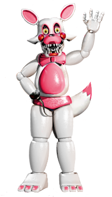 Mangle Fnaf Toy Foxy (540x422), Png Download