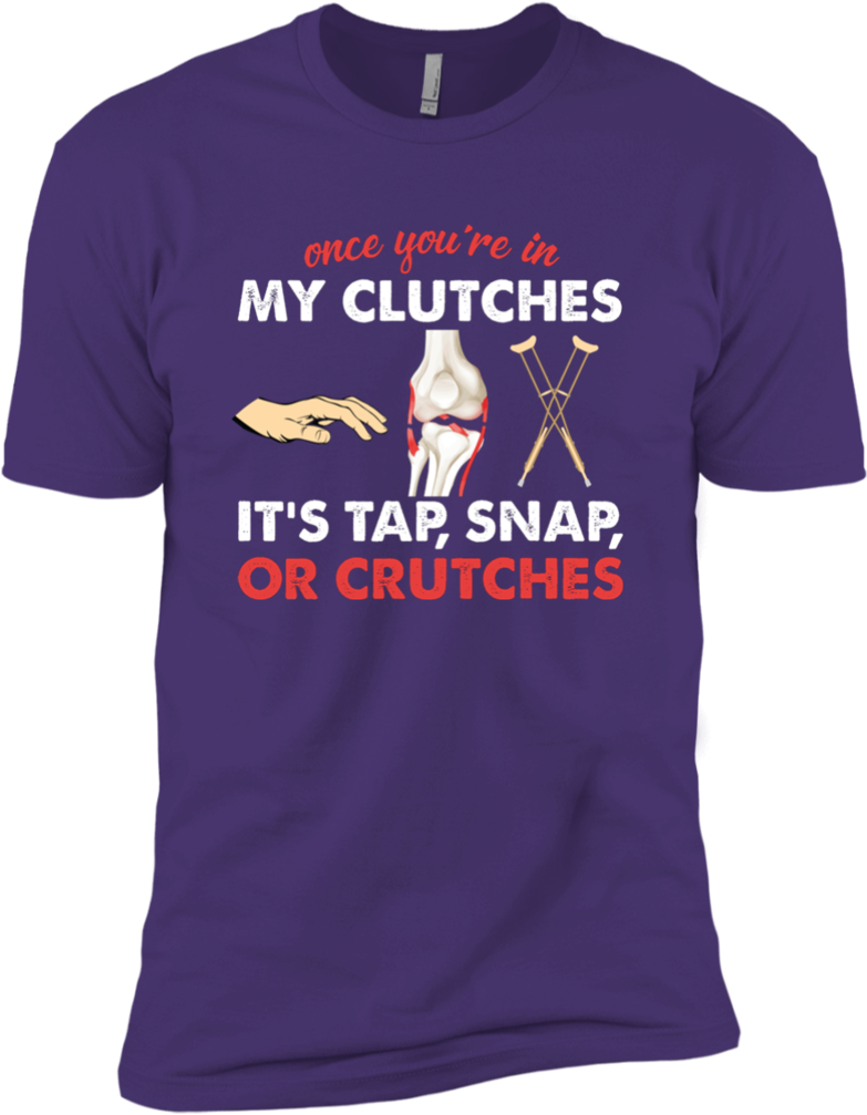 Clutches & Crutches - Shirt (1024x1024), Png Download