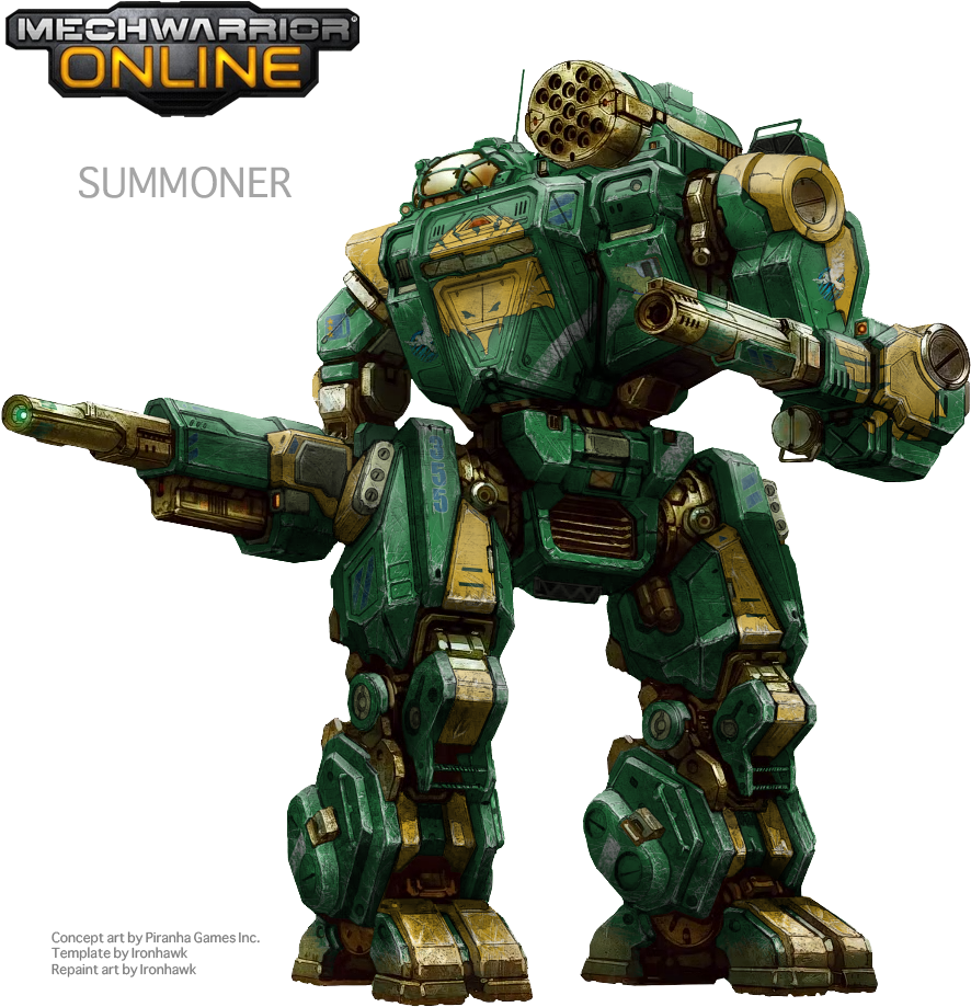 Clan Jade Falcon Delta Galaxy Summoner - Battletech Summoner (984x944), Png Download