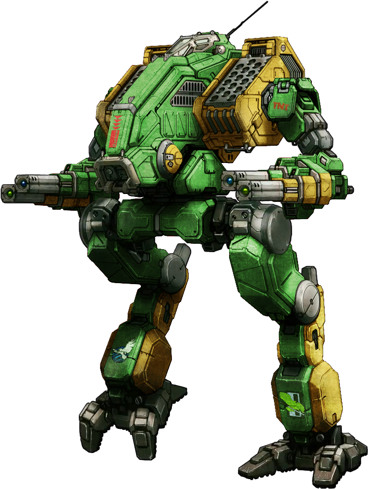 Mwo Mad Dog Jade Falcon Repaint By Odanan - Clan Jade Falcon Mechs (756x1004), Png Download
