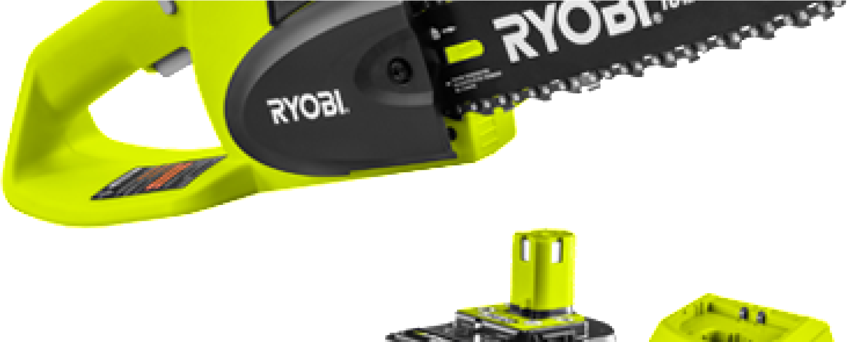 Ryobi 18v Chainsaw - Rb18l25 One+ Akku 18 V/2,5 Ah Lithium+ Hardware/electronic (1900x700), Png Download
