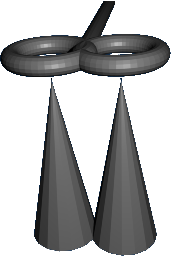 Tms Butterfly Coil Magnetic Field - Magnetic Field (354x545), Png Download