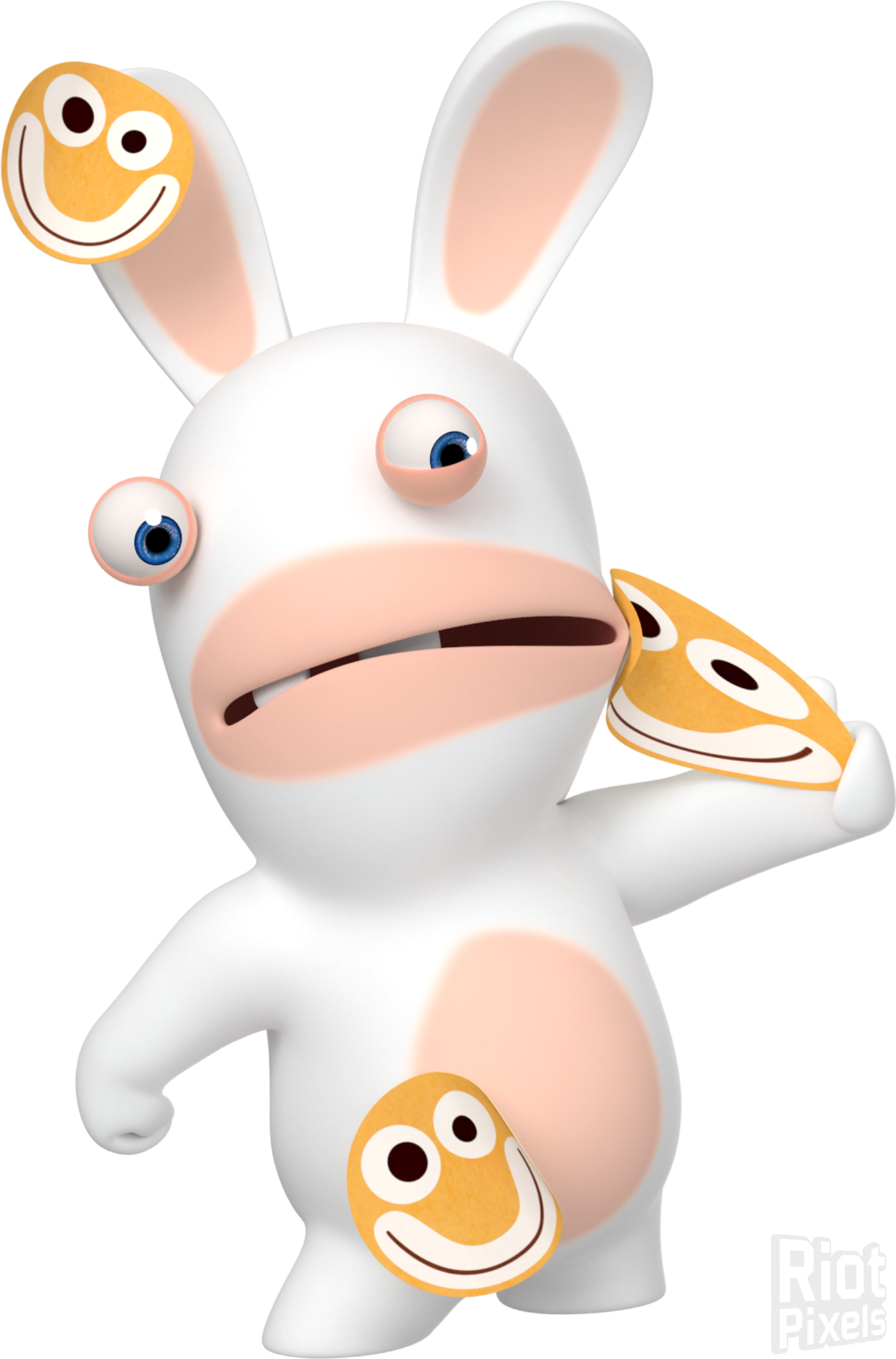The Interactive Tv Show - Rabbids Invasion Png (1424x2160), Png Download