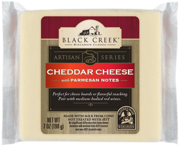 Cheddar Cheese With Parmesan Notes - Black Creek Cheese (600x600), Png Download