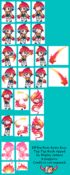 Elf Fire (228x566), Png Download