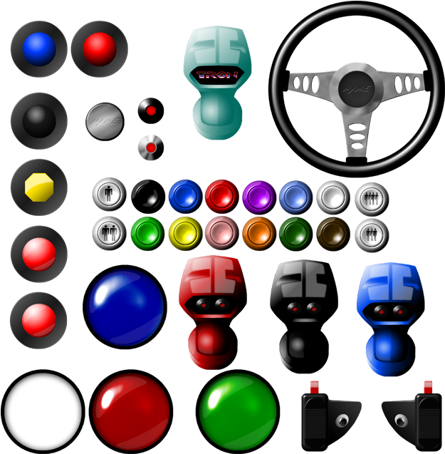 Control Panel Parts - Spaceship Control Panel Clipart (648x648), Png Download