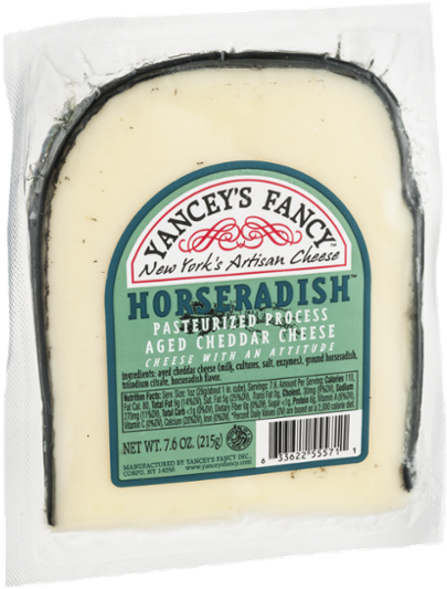 Yancey's Fancy New York's Artisan Cheese Aged Cheddar - Yanceys Fancy Cheese Curds, Buffalo Wing Cheddar - (600x600), Png Download