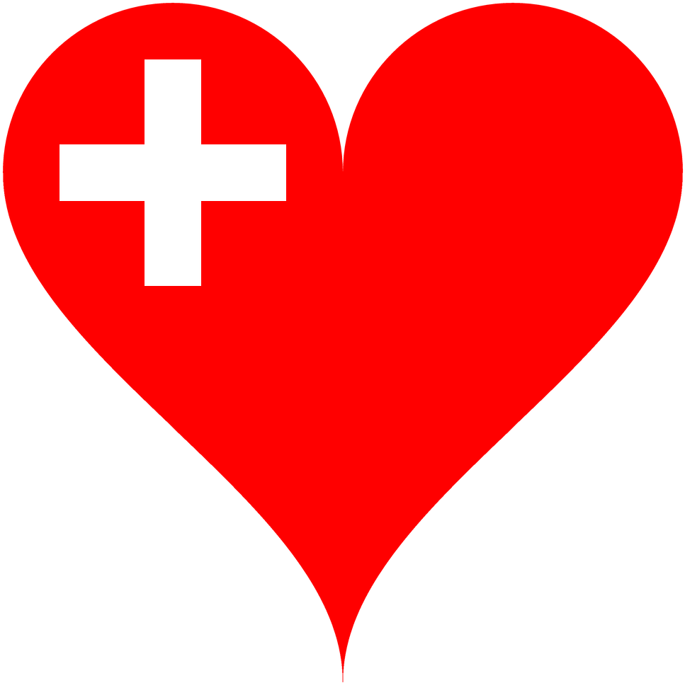 Switzerland, Love Flag National Flag Switzerland Heart - Heart Playing Card Symbol (1280x1280), Png Download