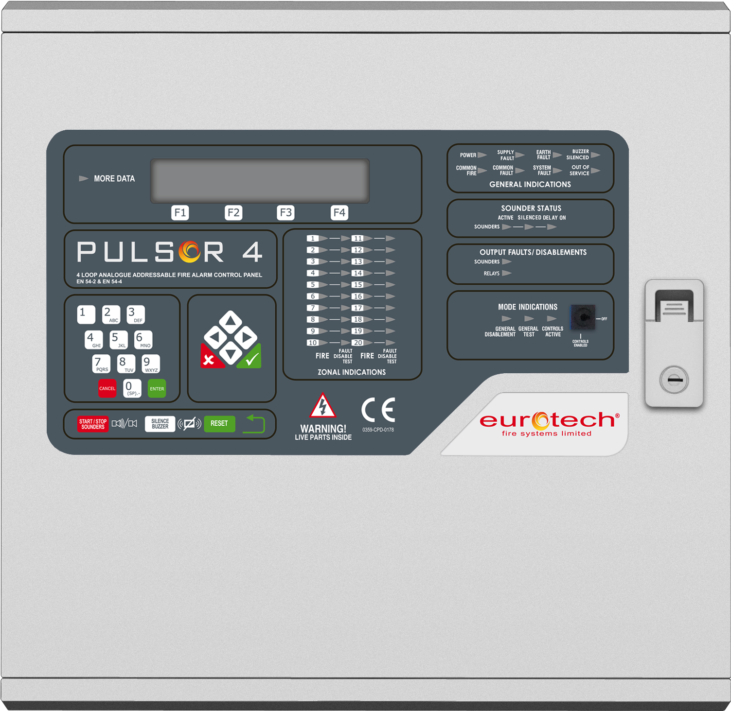 Home / Intelligent Fire Control Panels / Pulsor Intelligent - Electronics (2000x2000), Png Download
