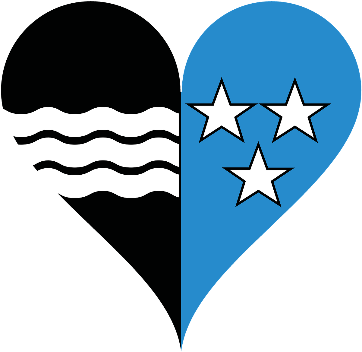 Heart Love Switzerland - Aargau Flag (1280x1243), Png Download